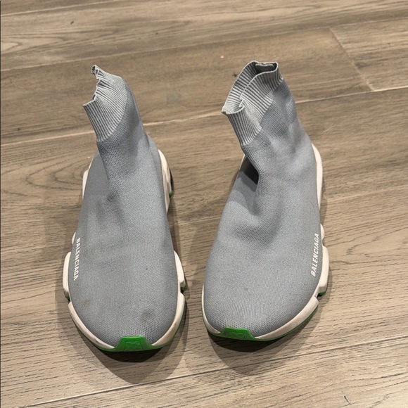 Balenciaga Gray Sock Sneakers - Picture 1 of 4